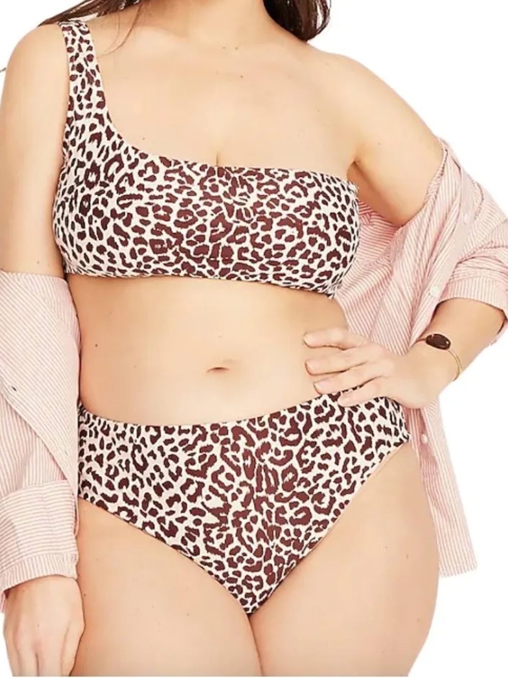 J Crew Leopard Print Bikini Bottom - brown and cream - Picture 6 of 6